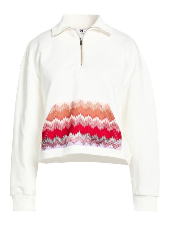 Missoni Tops - Missoni Off-White Half-Zip Pullover with Silver Zip